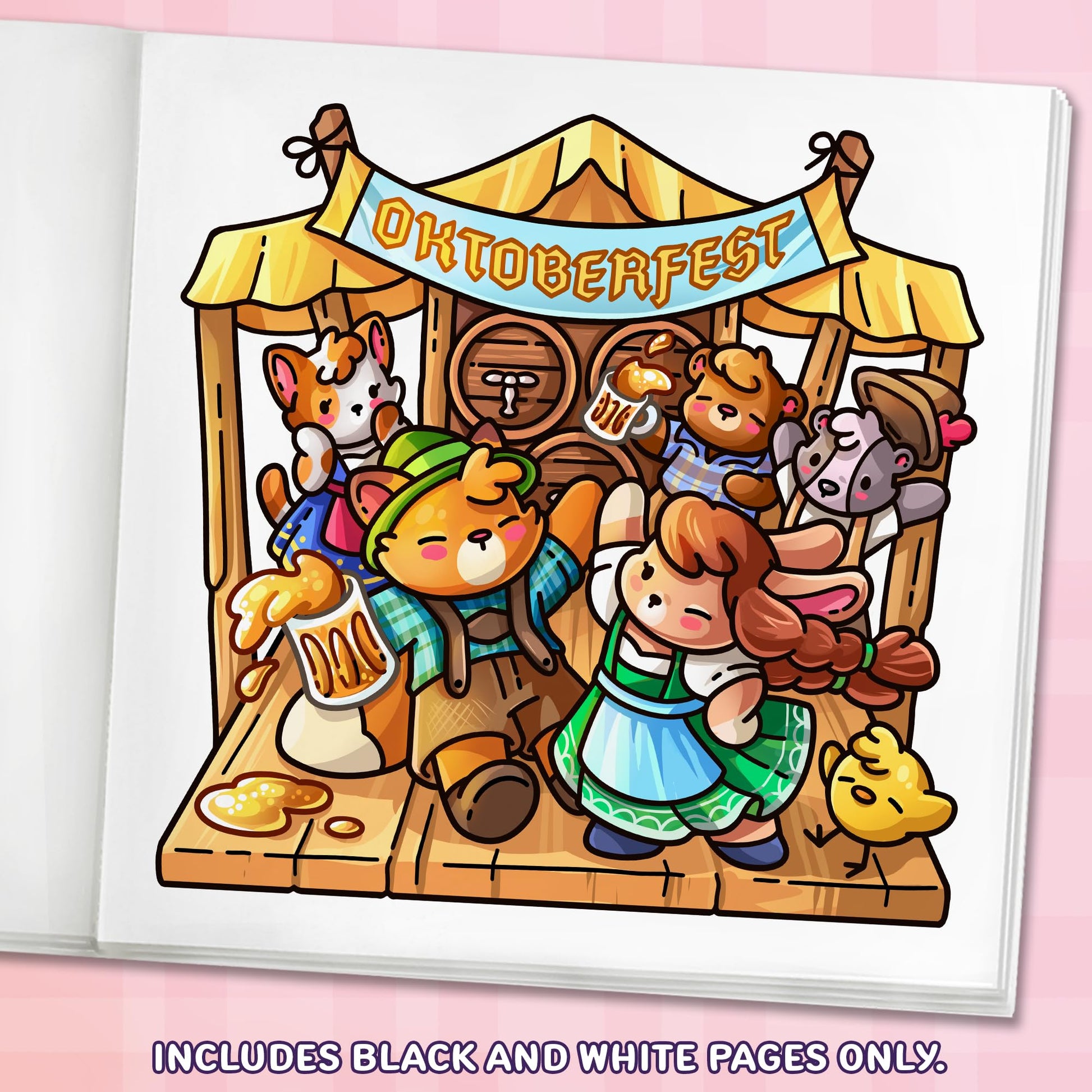 Cozy Europe: Cute Coloring Book for Adults and Teens with Charming Characters and Delightful European Scenes for Relaxation (Cozy Coloring Books)
