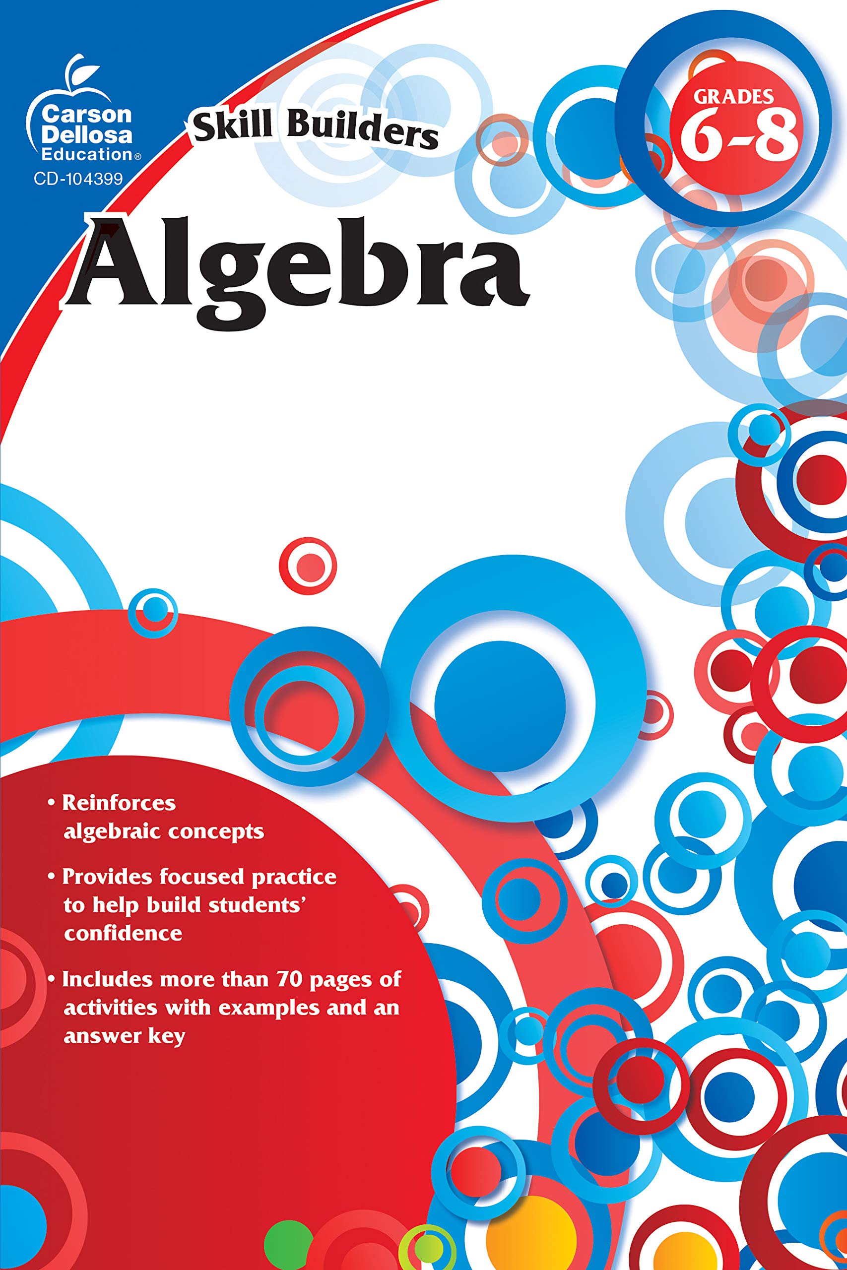 Algebra, Grades 6 - 8 (Skill Builders)