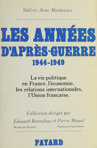 Les Années d'aprs-guerre