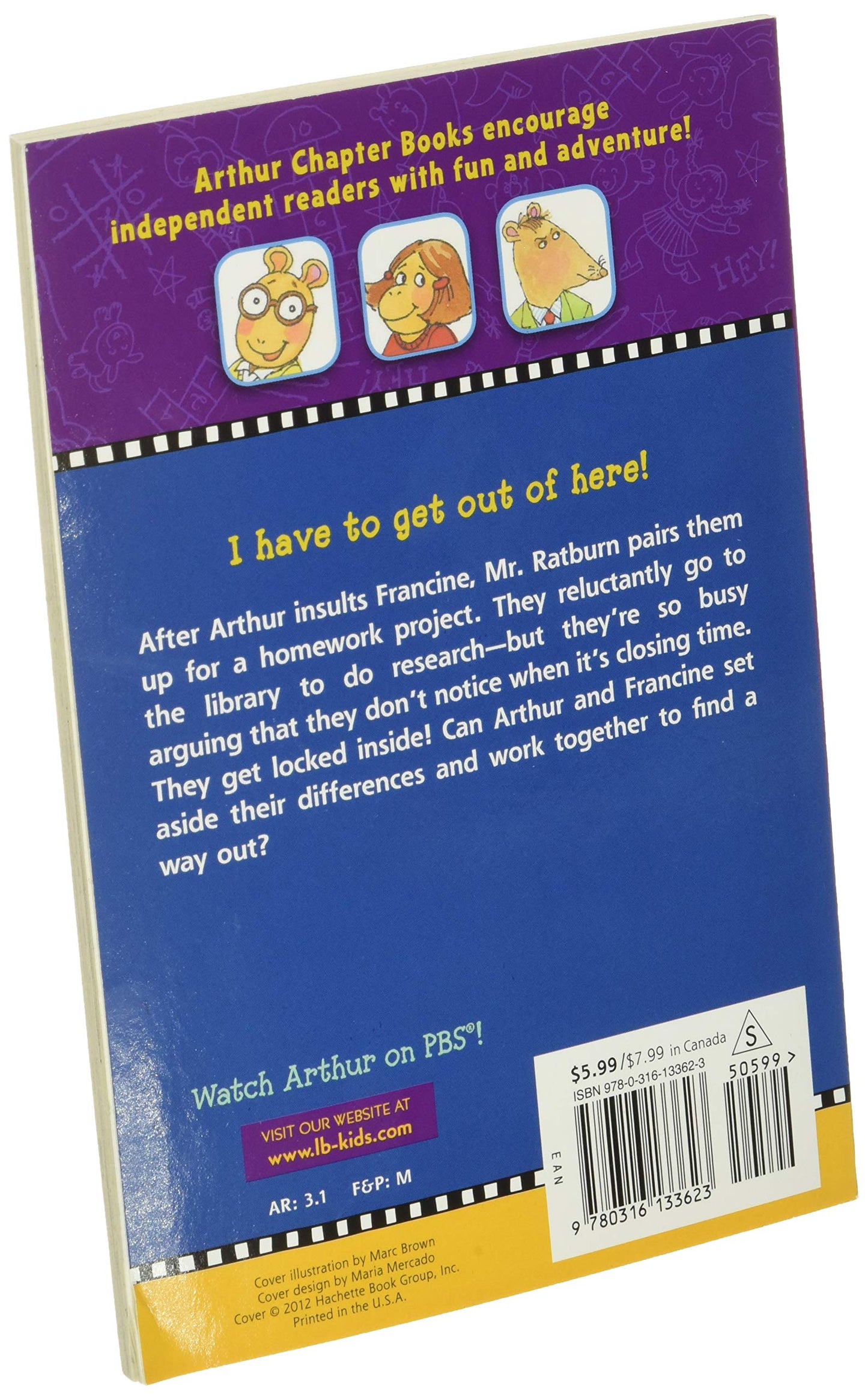 Arthur Locked in the Library!: An Arthur Chapter Book (Arthu