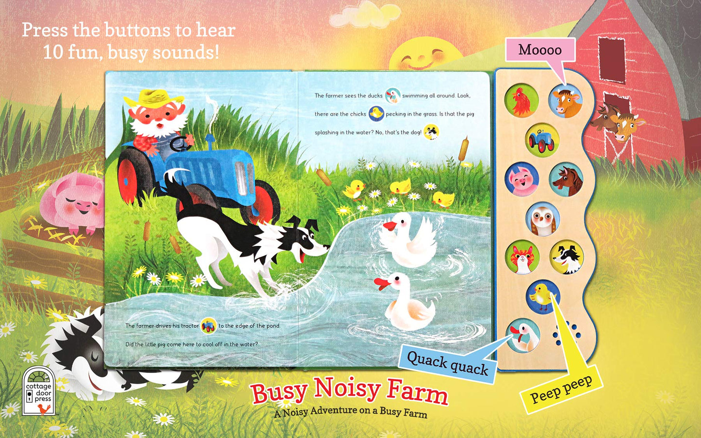 Busy Noisy Farm: Interactive Children's Sound Book