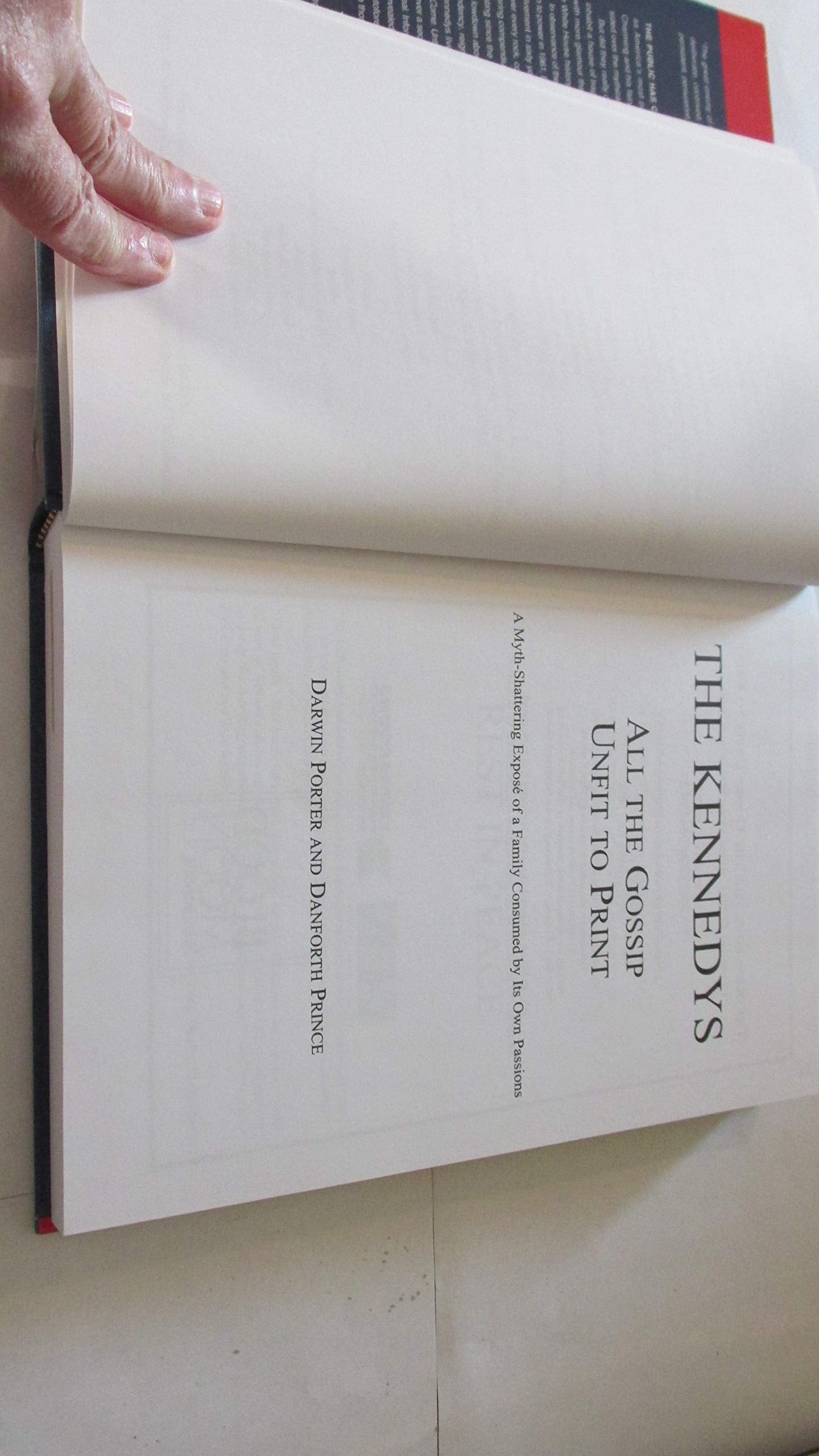The Kennedys: All the Gossip Unfit to Print: A Myth-Shattering Expose of a Family Consumed by Its Own Passions (Babylon)