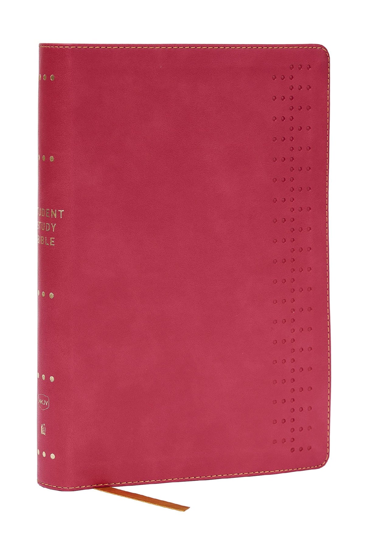 Student Study Bible: A Guide to Knowing and Living Gods Word (NKJV, Pink Leathersoft, Red Letter, Comfort Print)