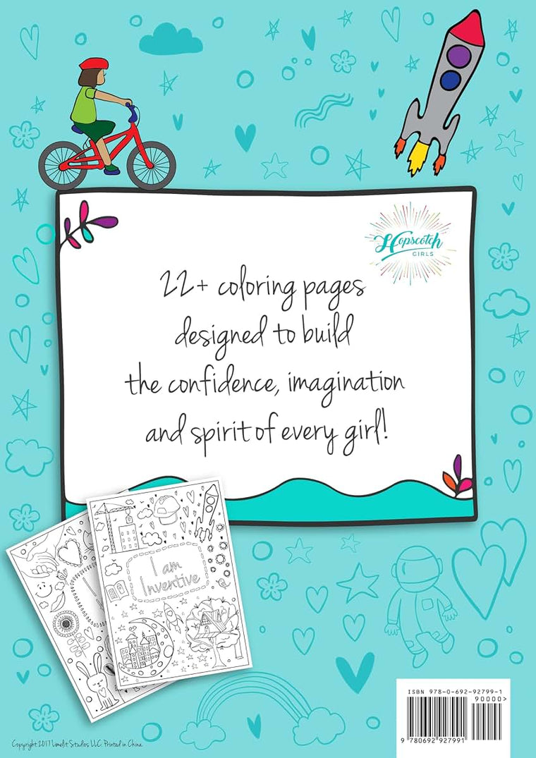 Hopscotch Girls I Am Confident Brave & Beautiful Inspiration
