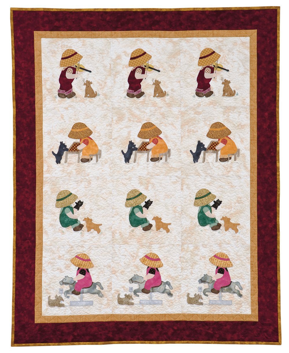 Sunbonnet Sue and Scottie at Play: Designs in Redwork and Applique
