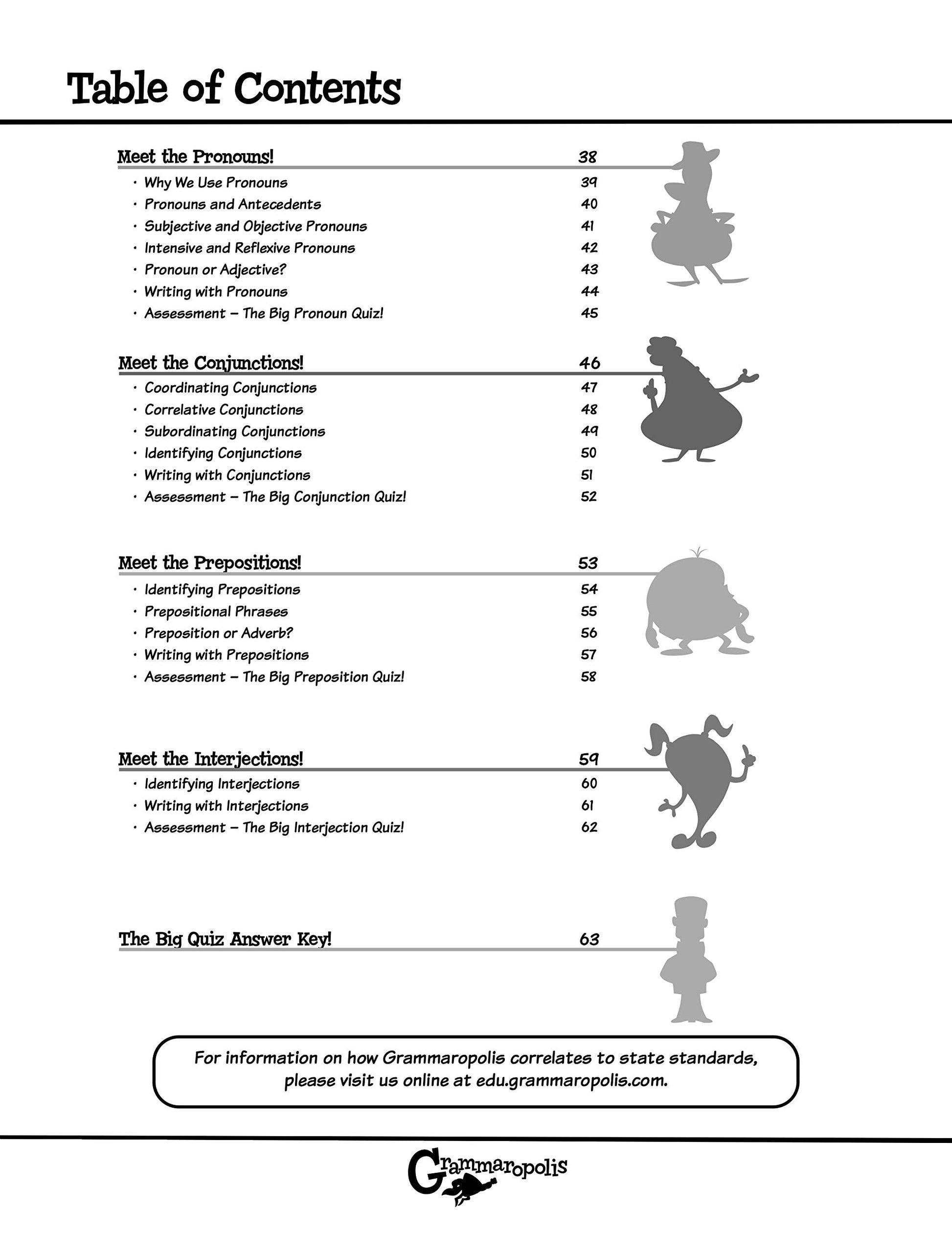 The Parts of Speech Workbook, Grade 5 (Grammaropolis Grammar Workbooks)