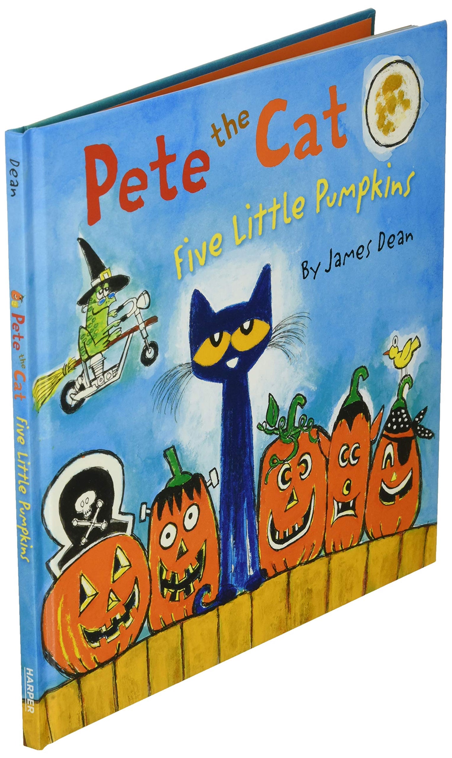 Pete the Cat: Five Little Pumpkins: A Halloween Book for Kids
