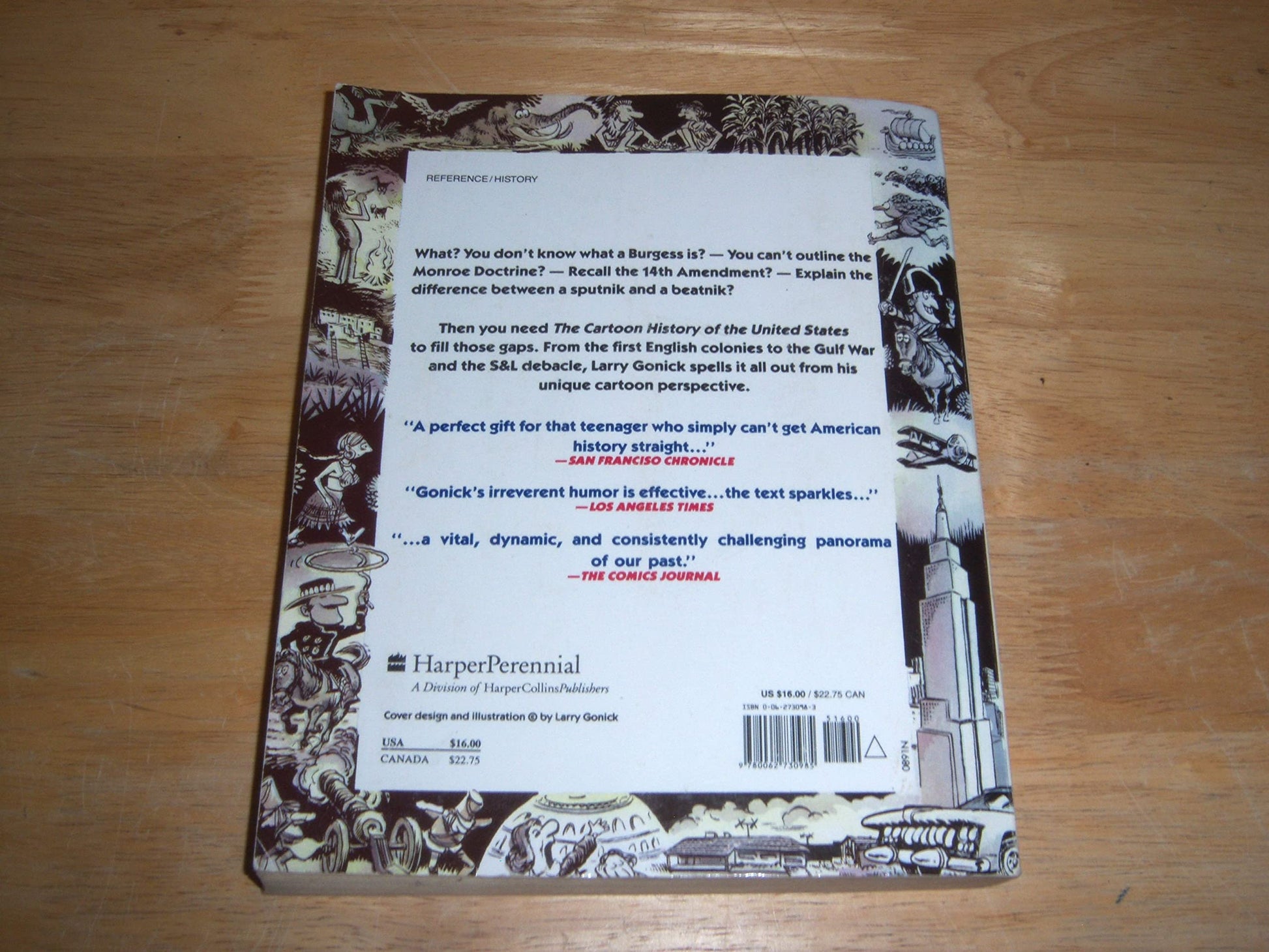 Cartoon History of the United States (Cartoon Guide Series)