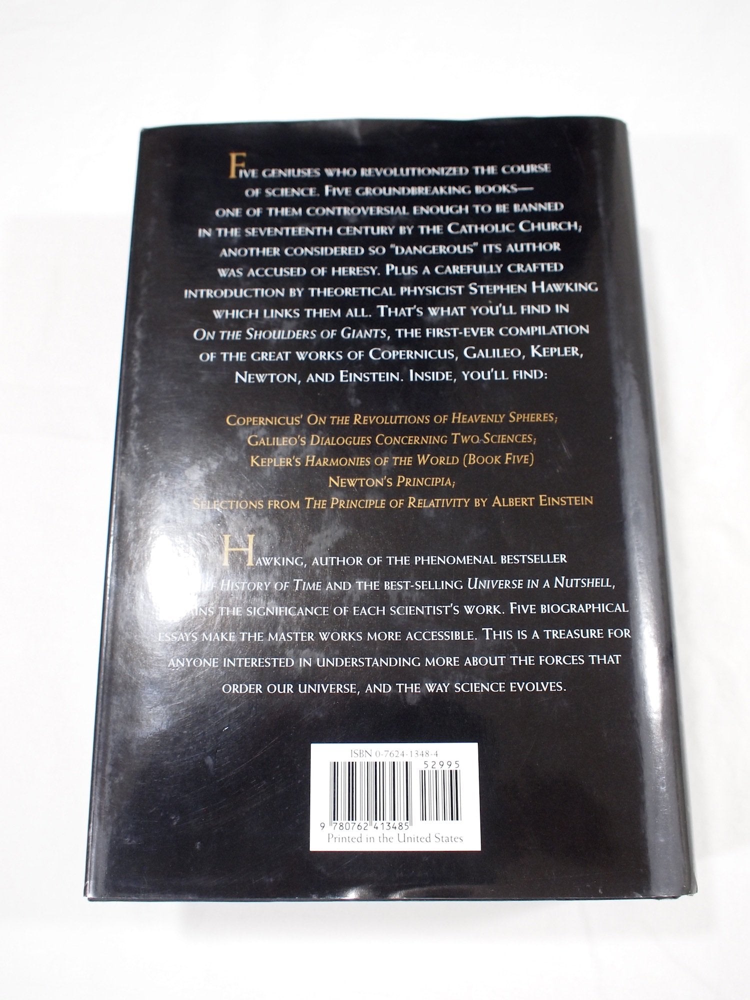 On The Shoulders Of Giants: The Great Works Of Physics And Astronomy