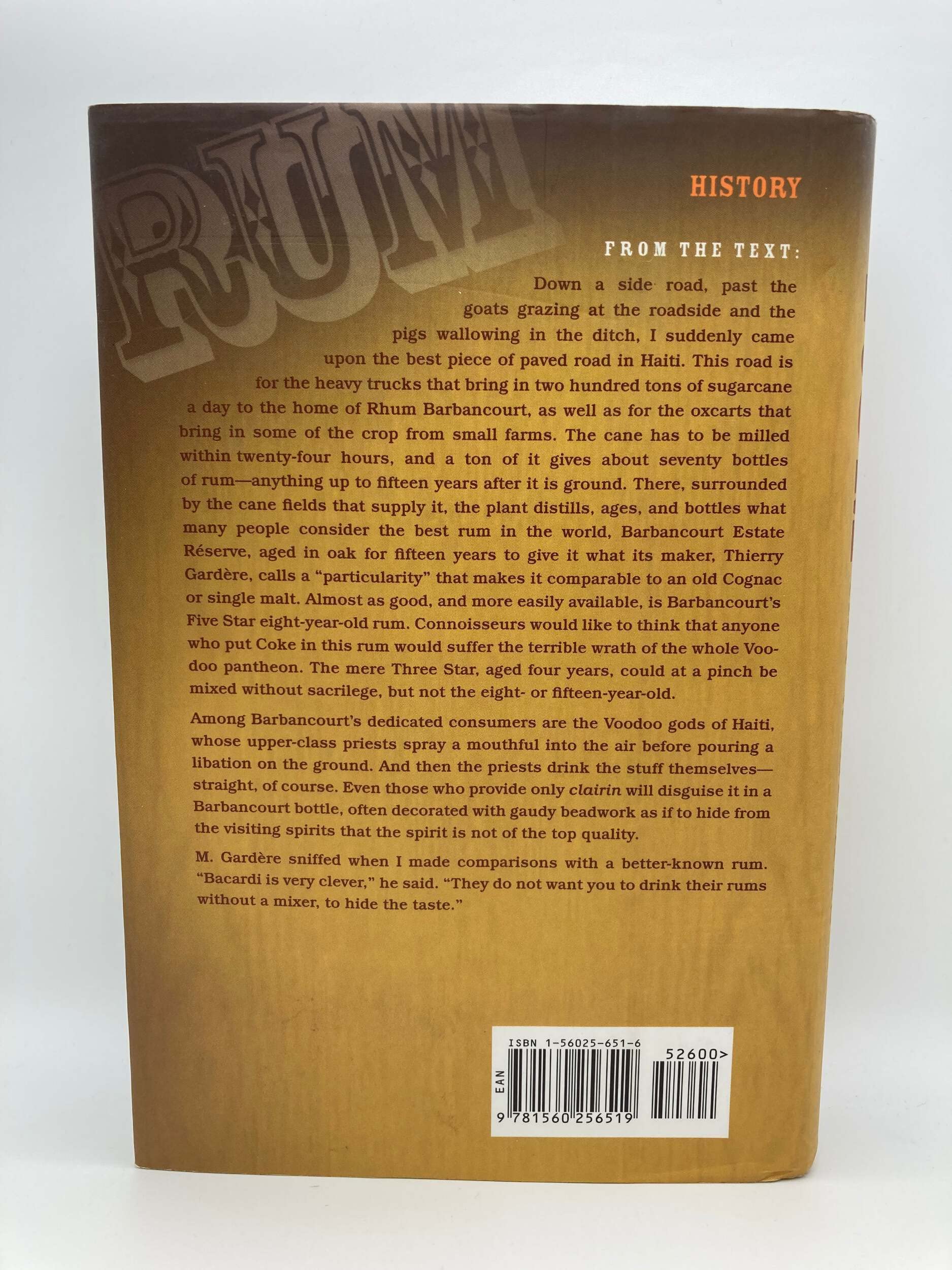 Rum: A Social and Sociable History of the Real Spirit of 1776