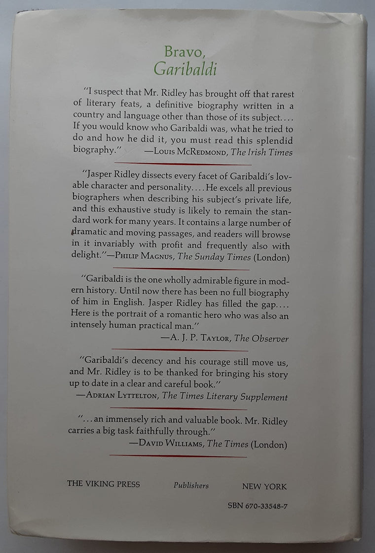 Garibaldi — back cover