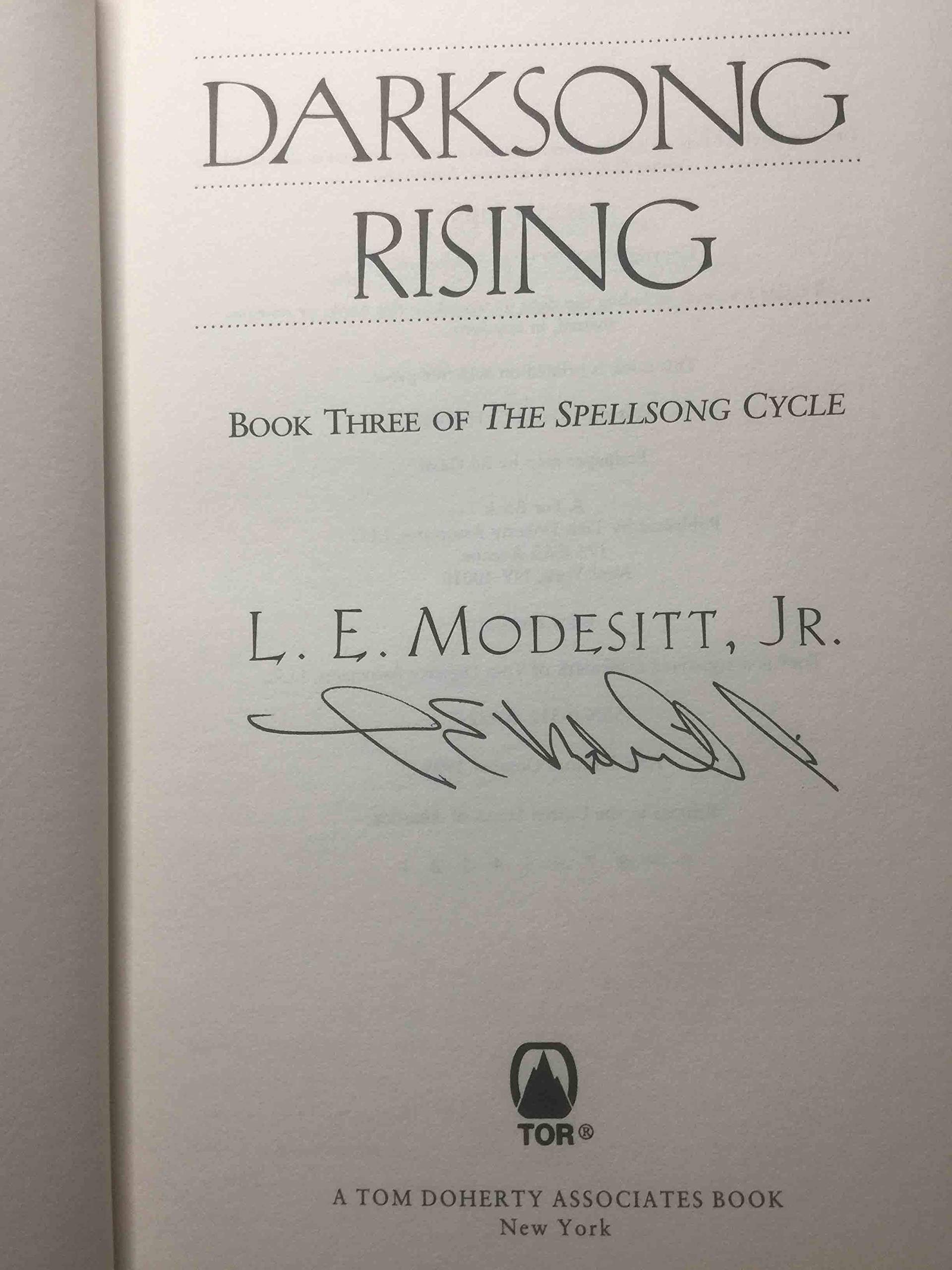 Darksong Rising (Spellsong Cycle, Book 3)
