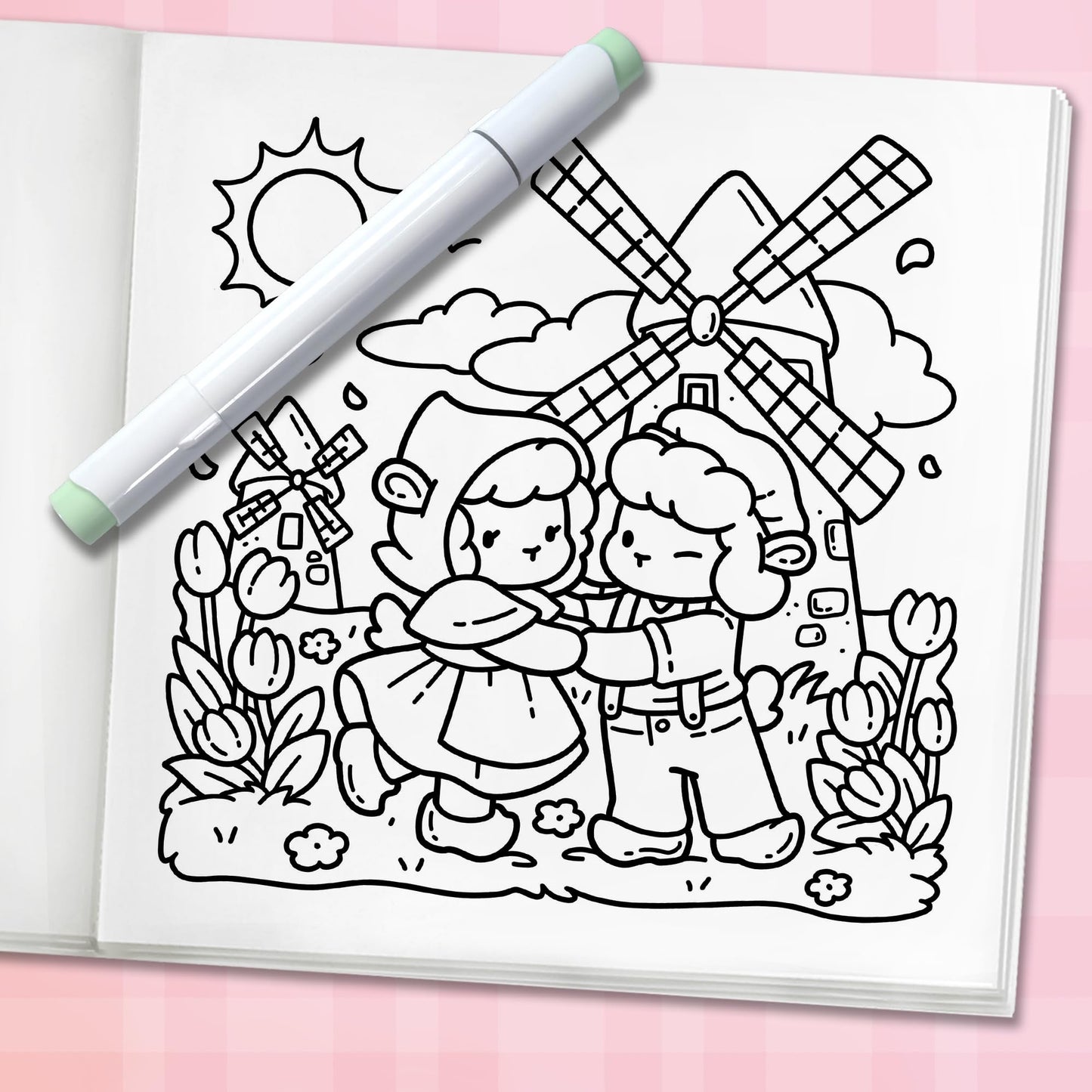 Cozy Europe: Cute Coloring Book for Adults and Teens with Charming Characters and Delightful European Scenes for Relaxation (Cozy Coloring Books)
