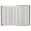KJV Holy Bible, Super Giant Print Faux Leather Red Letter Edition - Thumb Index & Ribbon Marker, King James Version, Gray/Black (KJV Super Giant Print Editions)