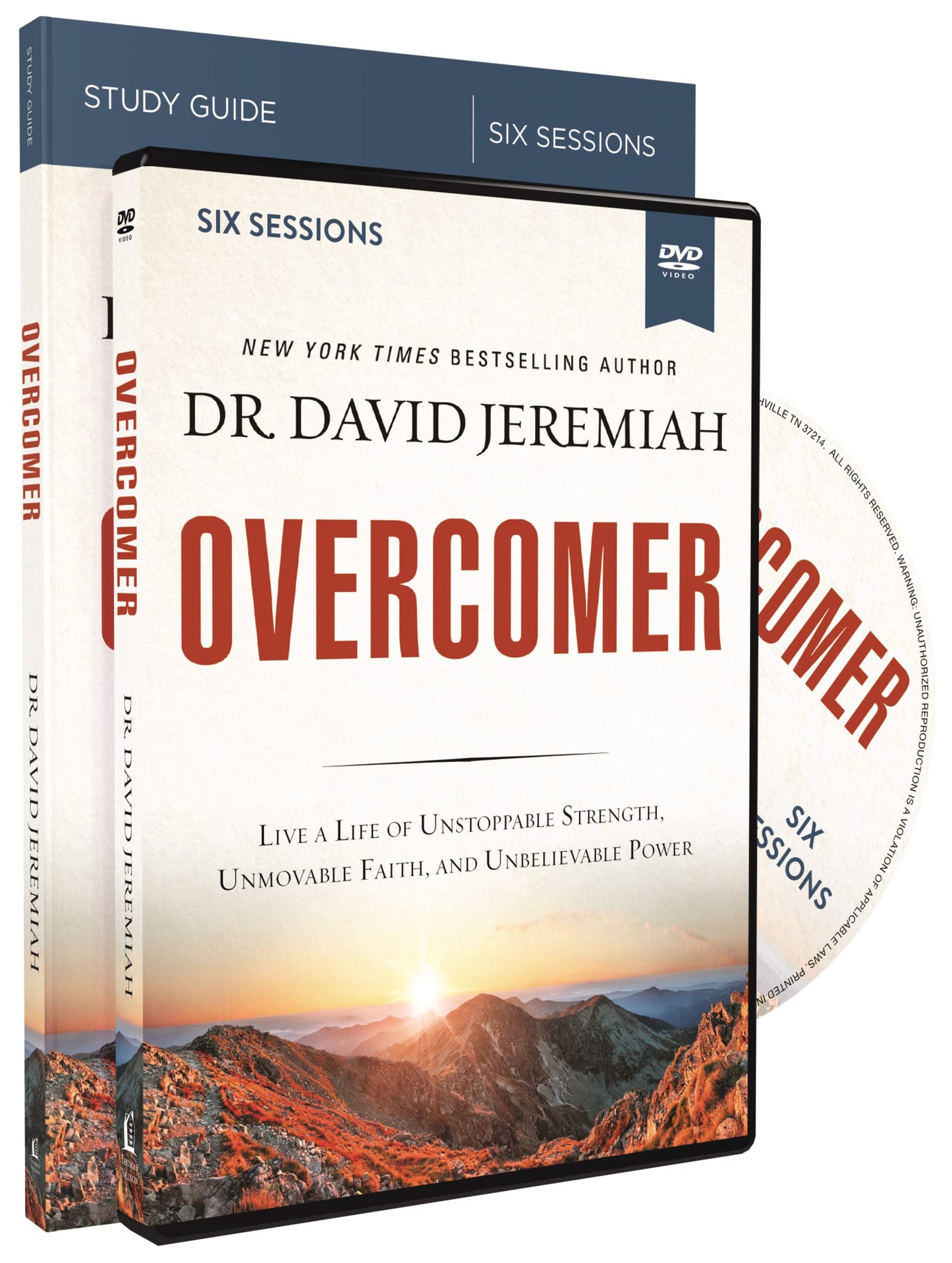 Overcomer Study Guide with DVD: Live a Life of Unstoppable Strength, Unmovable Faith, and Unbelievable Power