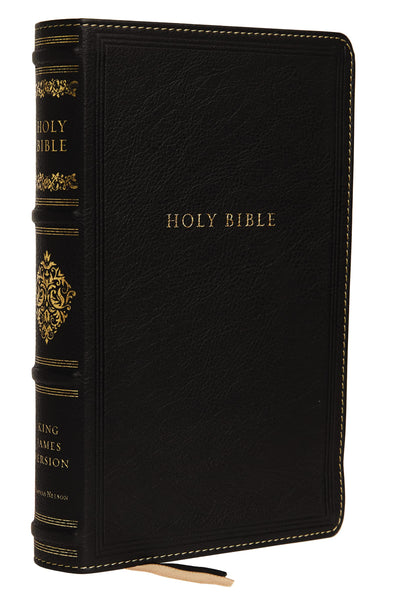 KJV, Personal Size Reference Bible, Sovereign Collection, Genuine Leather, Black, Red Letter, Comfort Print: Holy Bible, King James Version