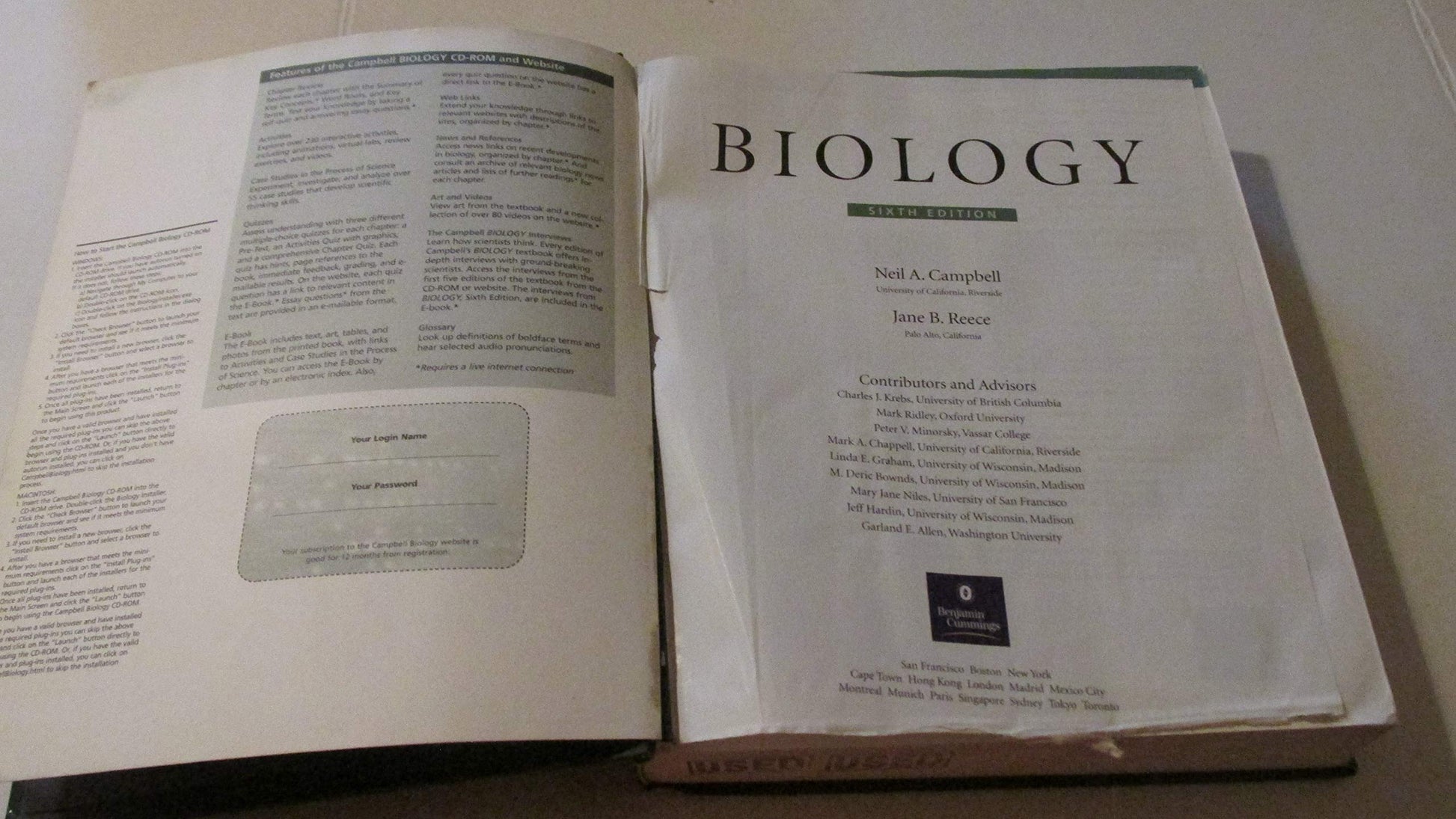 Biology, 6th Edition