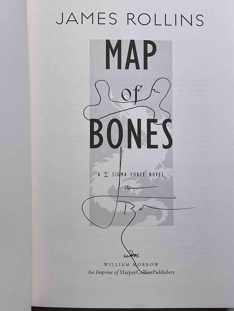 Map of Bones (Sigma Force) — back cover