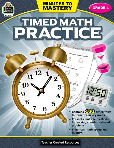 Minutes to Mastery - Timed Math Practice Grade 4: Grade 4