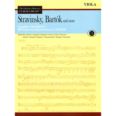 Stravinsky, Bartok and More - Vol. 8: The Orchestra Musician's CD-ROM Library - Viola