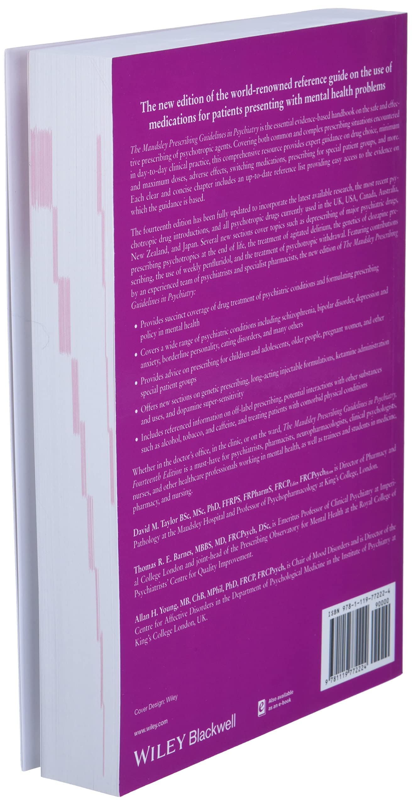 The Maudsley Prescribing Guidelines in Psychiatry