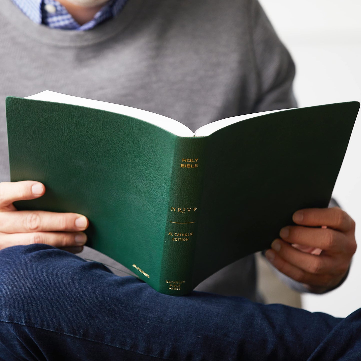 NRSV XL Catholic Edition Hardcover Green by Zondervan