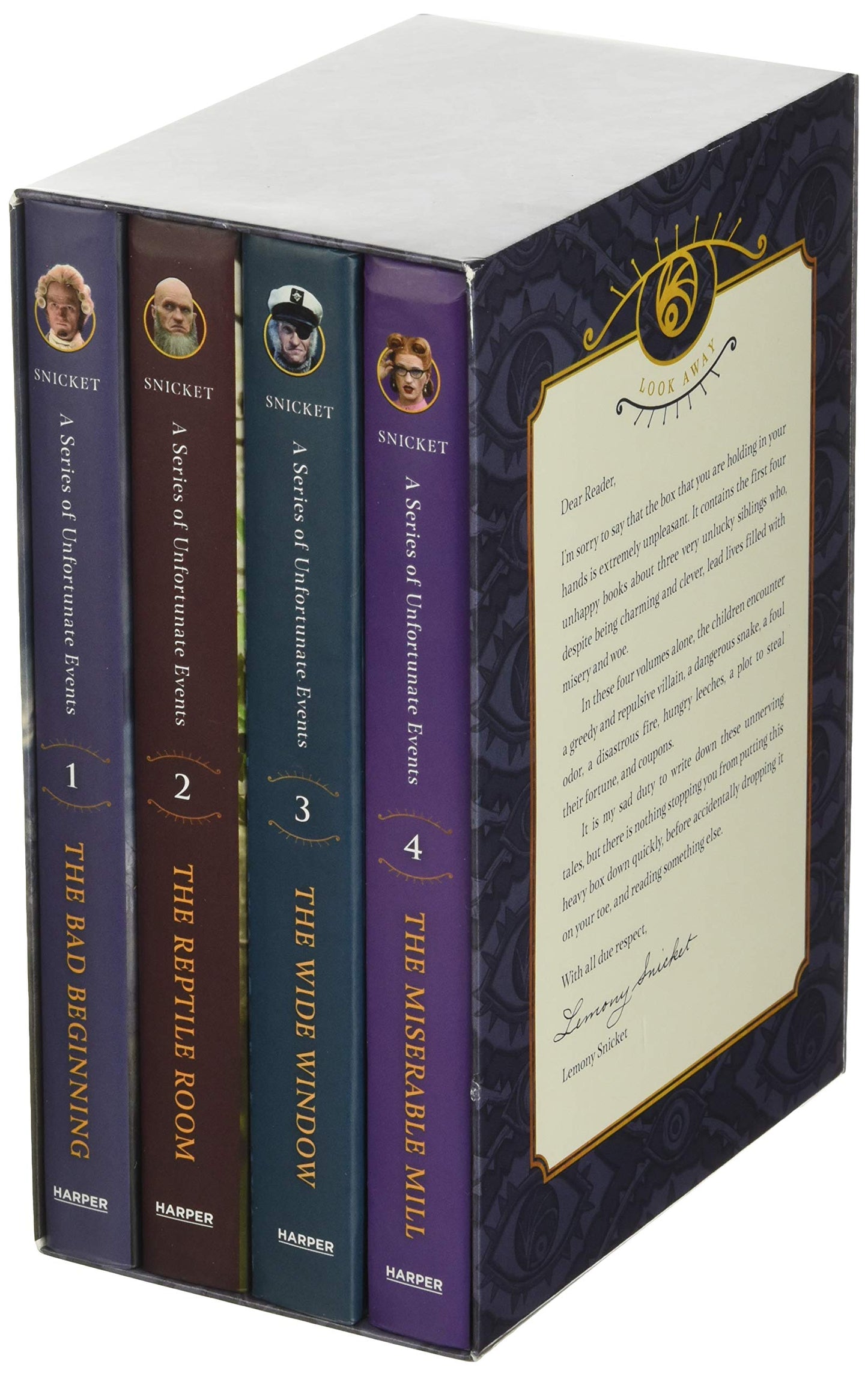 A Series of Unfortunate Events #1-4 Netflix Tie-in Box Set