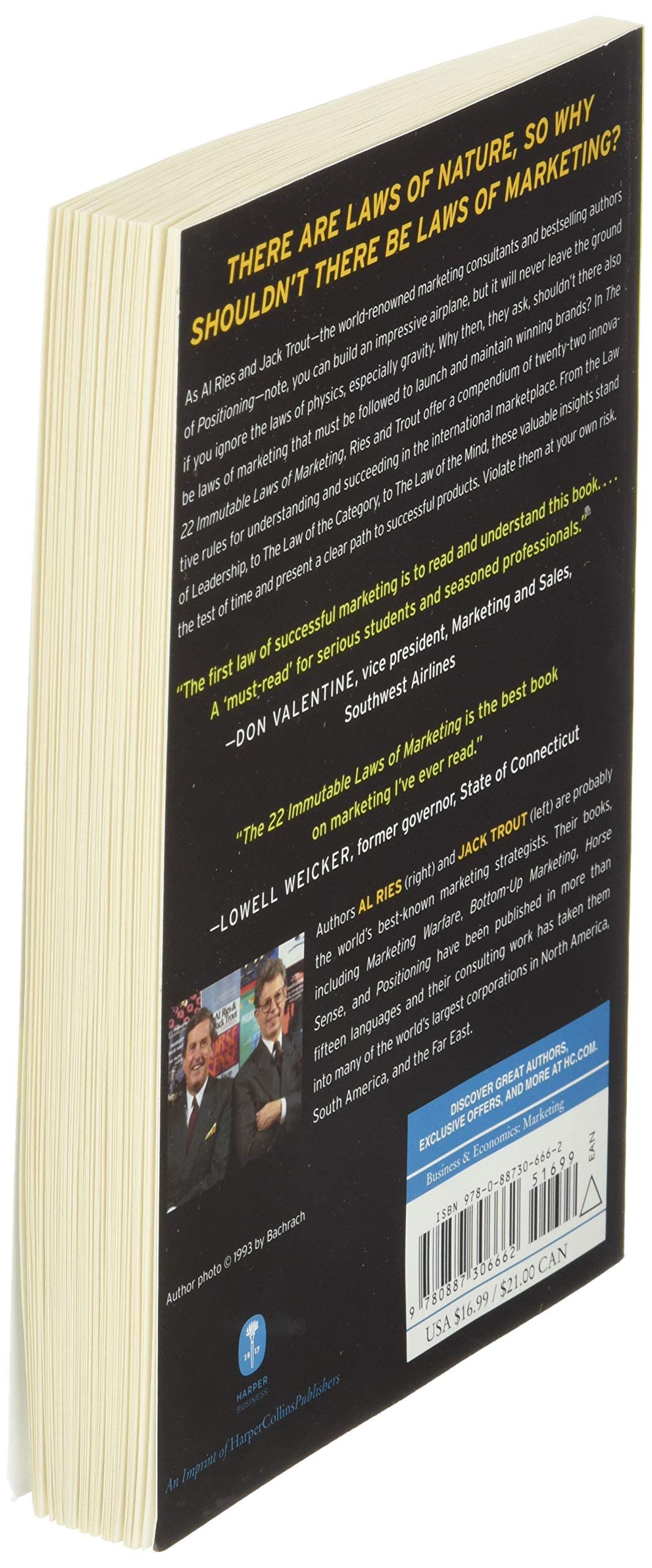 The 22 Immutable Laws of Marketing: Violate Them at Your Own Risk!
