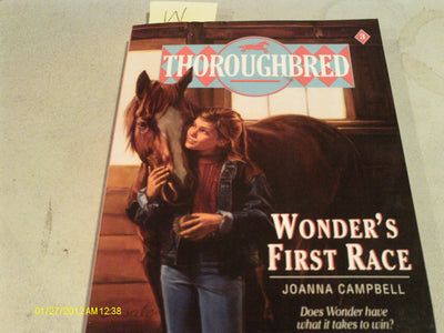 Wonder's First Race (Thoroughbred Series #3)