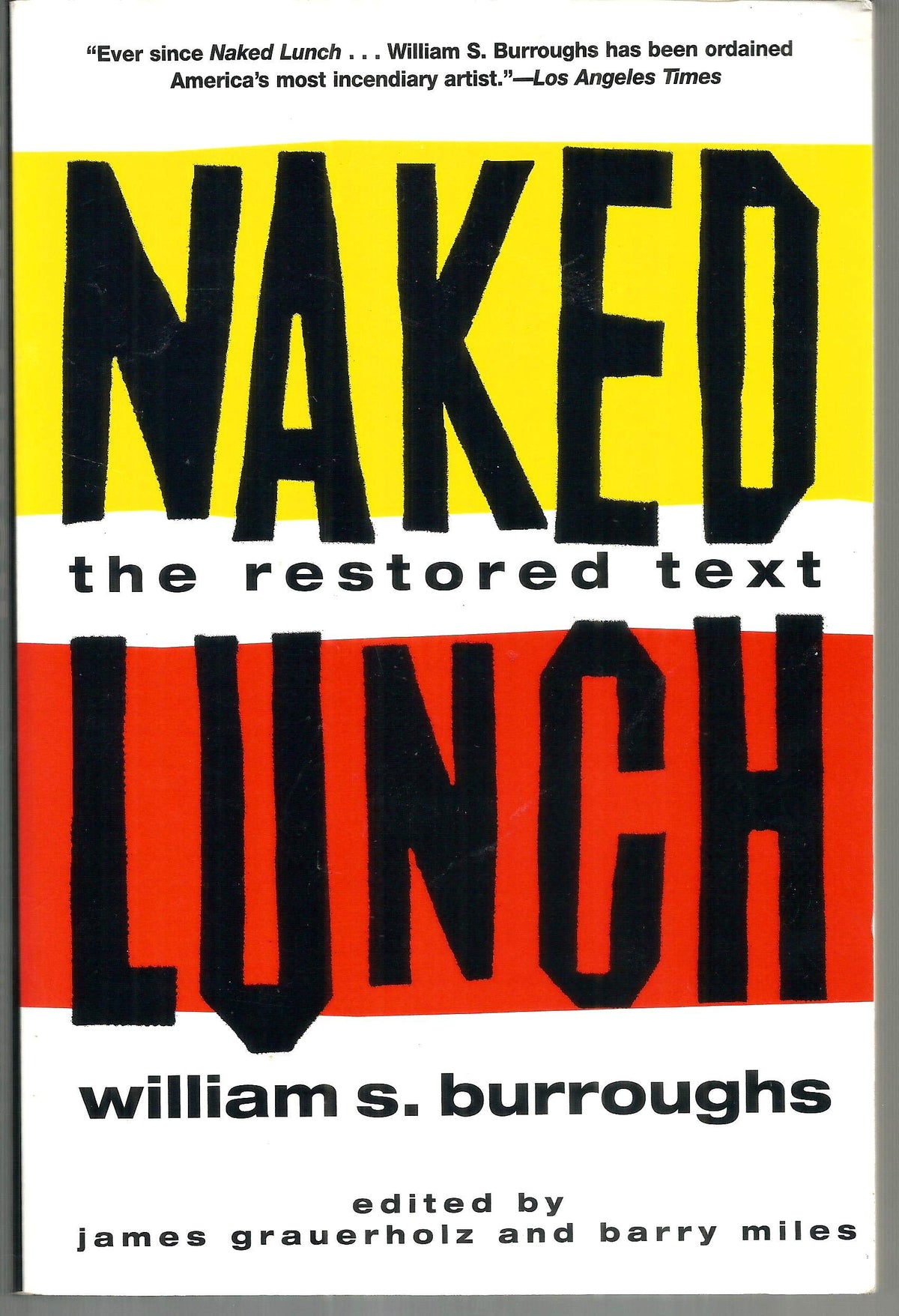 Naked Lunch: The Restored Text