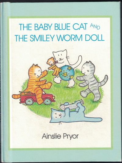 The Baby Blue Cat and the Smiley Worm Doll