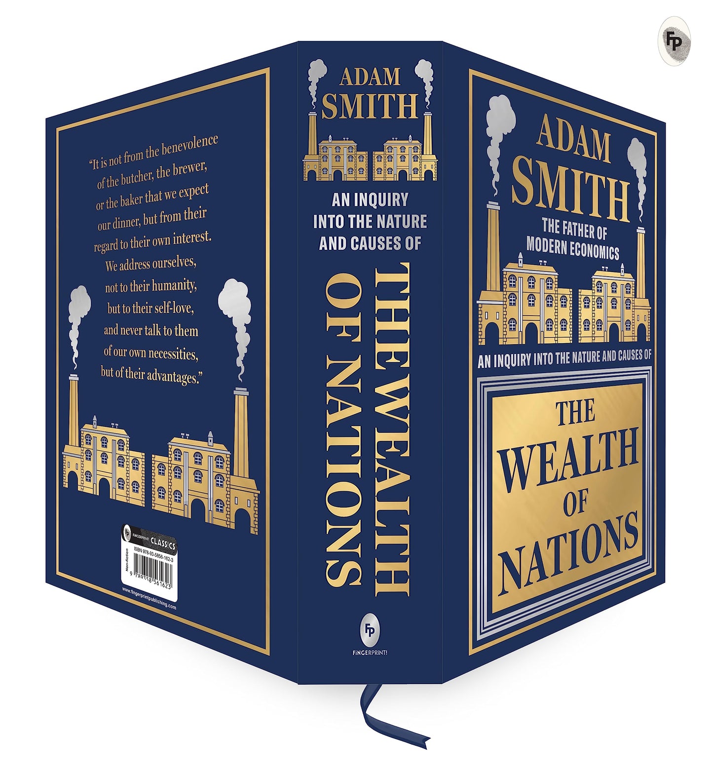 Wealth of Nations by Adam Smith [Deluxe Hardbound Classic] - Economics of Capitalism /Learn About the Wealth Creation Strategies / Insights Into Economic