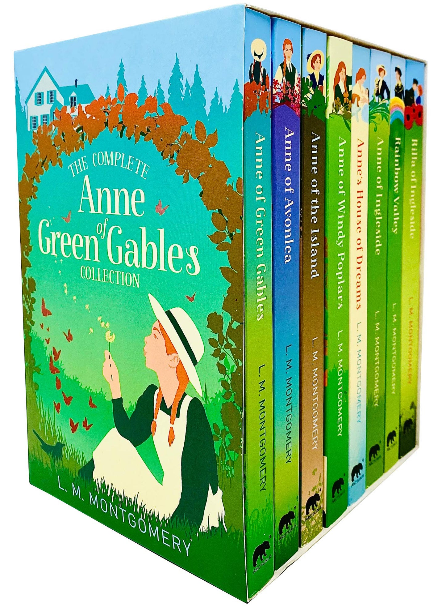 The Complete Anne of Green Gables Collection 8 Books Box Set by L. M. Montgomery (Anne of Green Gables, Avonlea, Island, Windy Poplars, House of Dreams, Ingleside, Rainbow Valley & Rilla of Ingleside)
