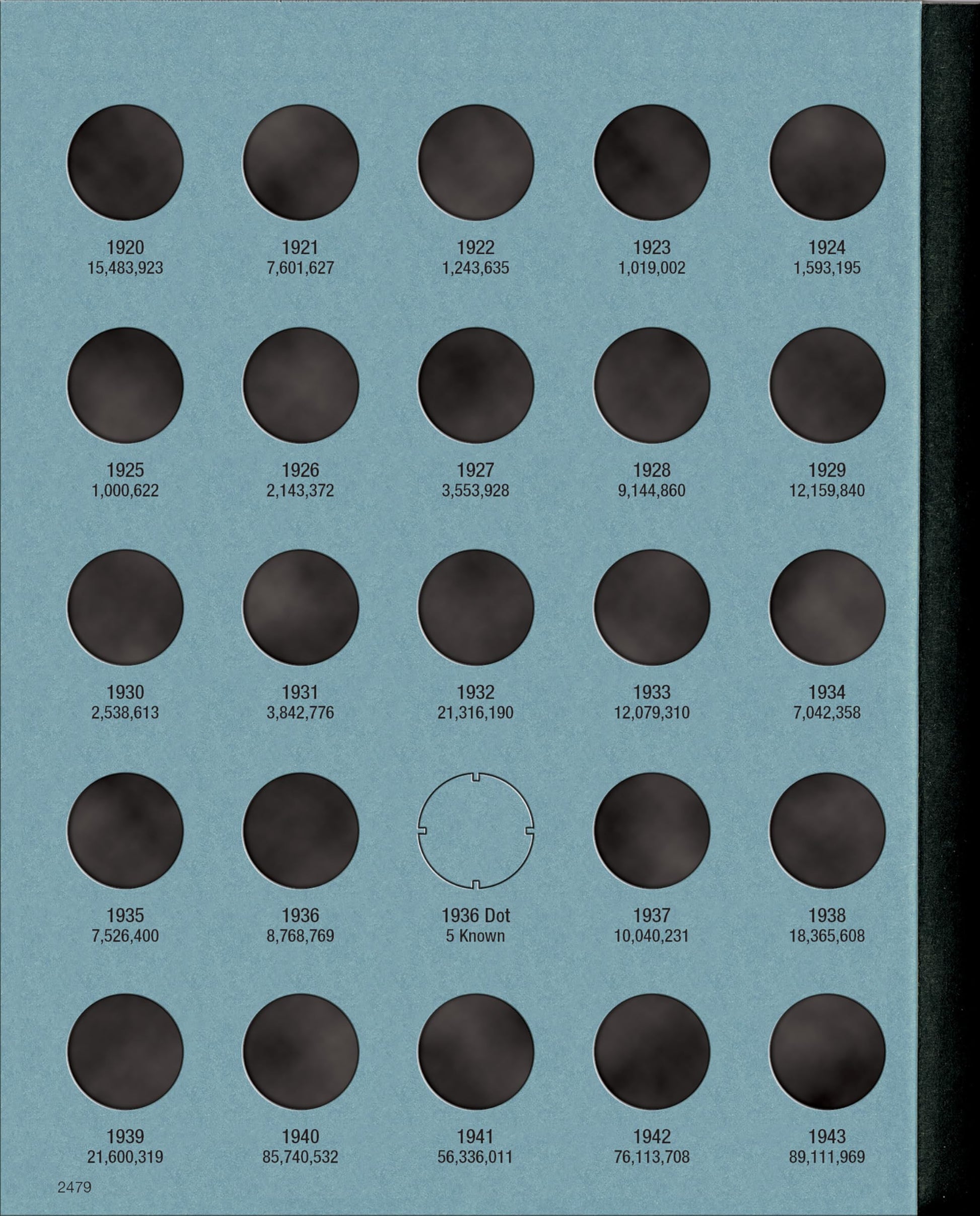 Canada Small Cents Collection 1920 to 1988 Number One