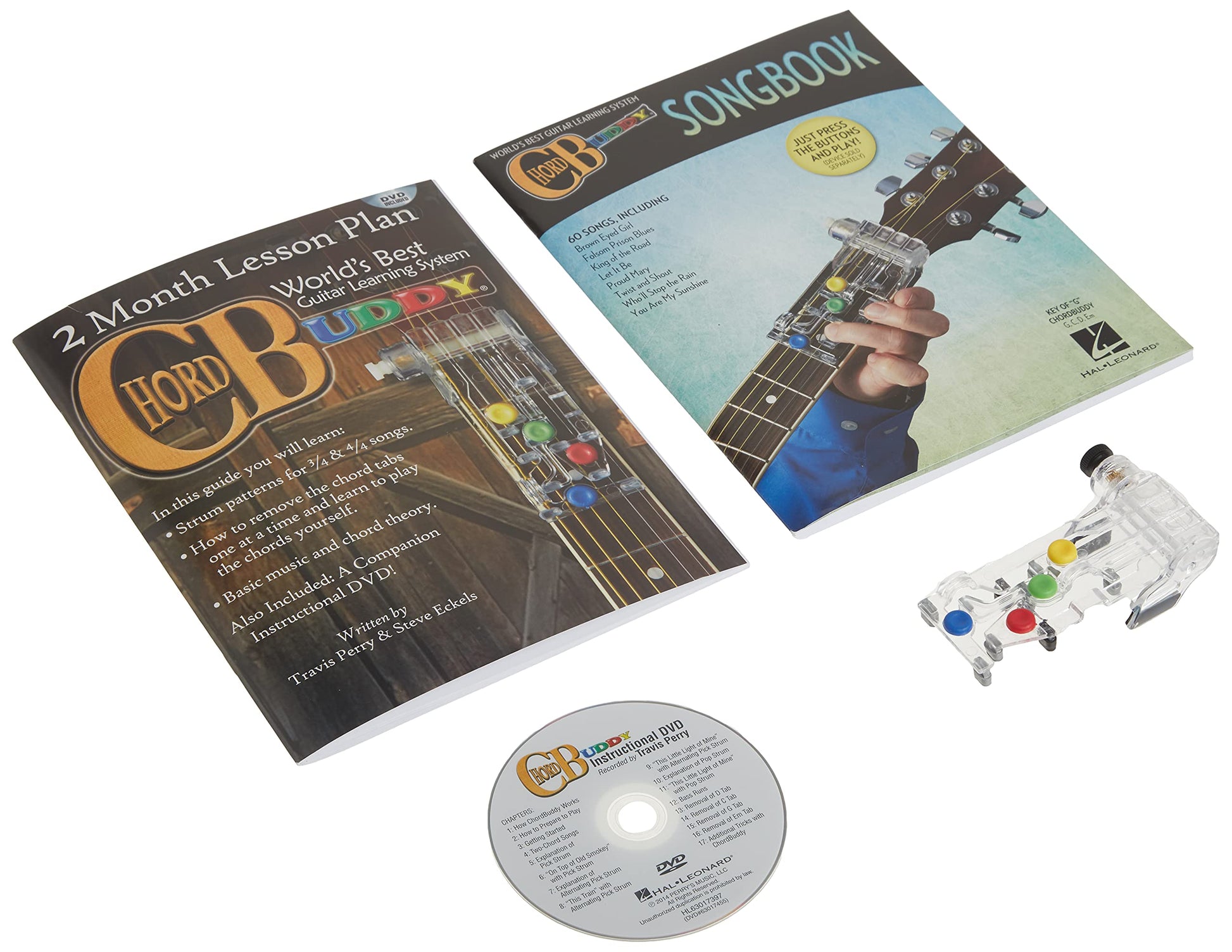 ChordBuddy Learning System: Includes Color-Coded Songbook, Instruction Book, DVD and ChordBuddy Device!