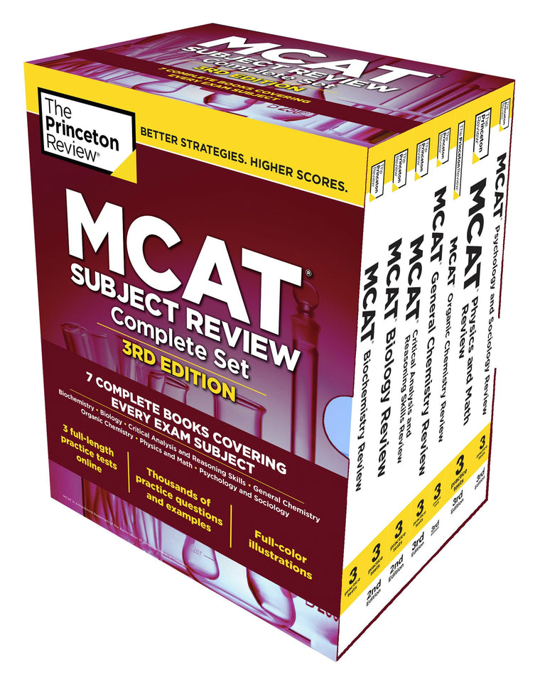 The Princeton Review MCAT Subject Review Complete Box Set, 3