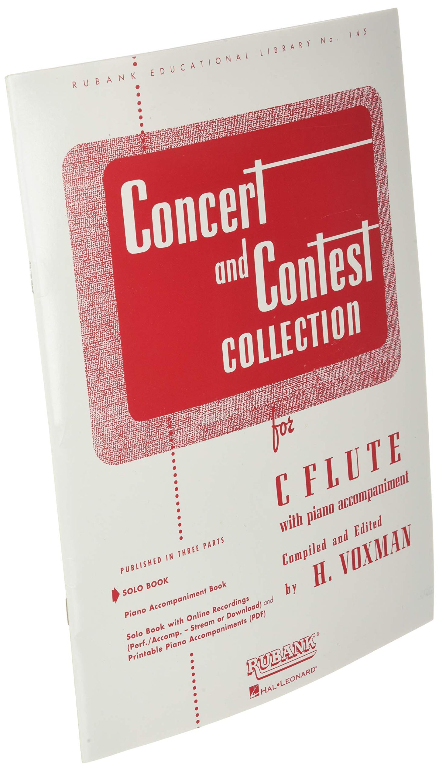 Concert And Contest Collections C Flute Solo Part Only (Rubank Educational Library)