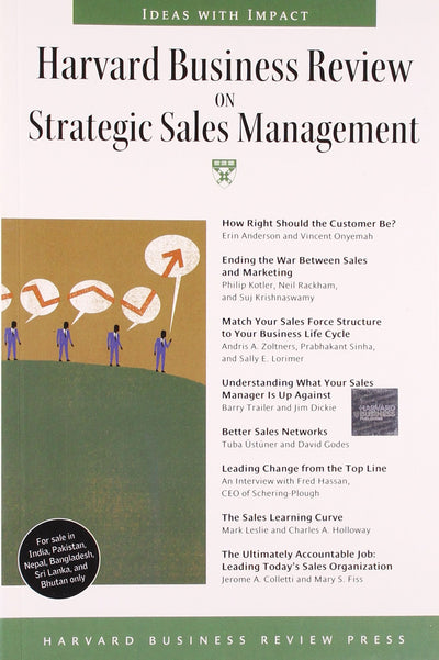 Harvard Business Review on Strategic Sales Management (Harvard Business Review Paperback Series)