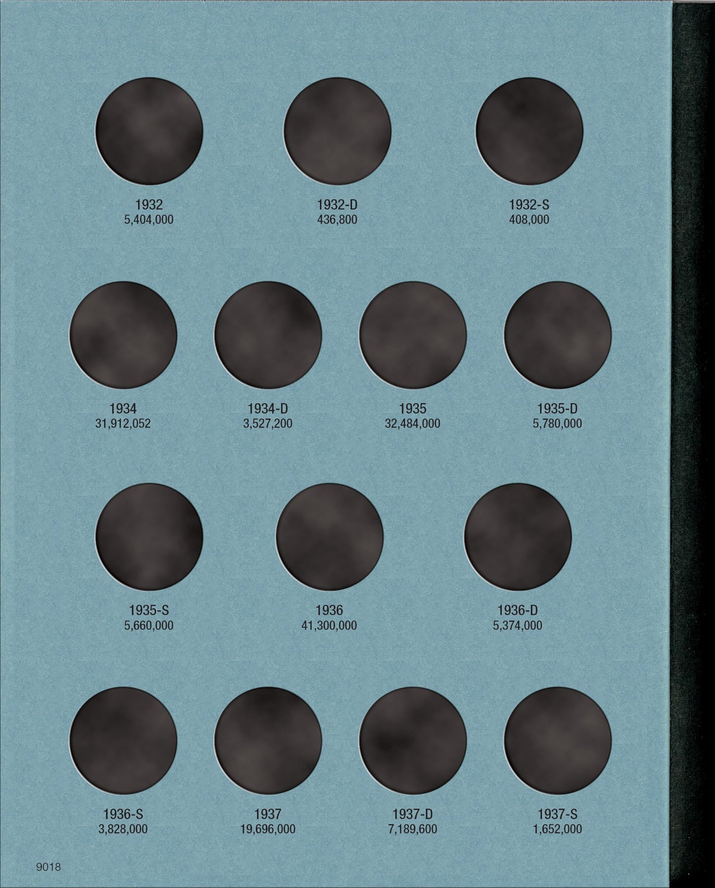 Official Whitman® Coin Folder - Washington Quarters Collection #1: 1932-1947