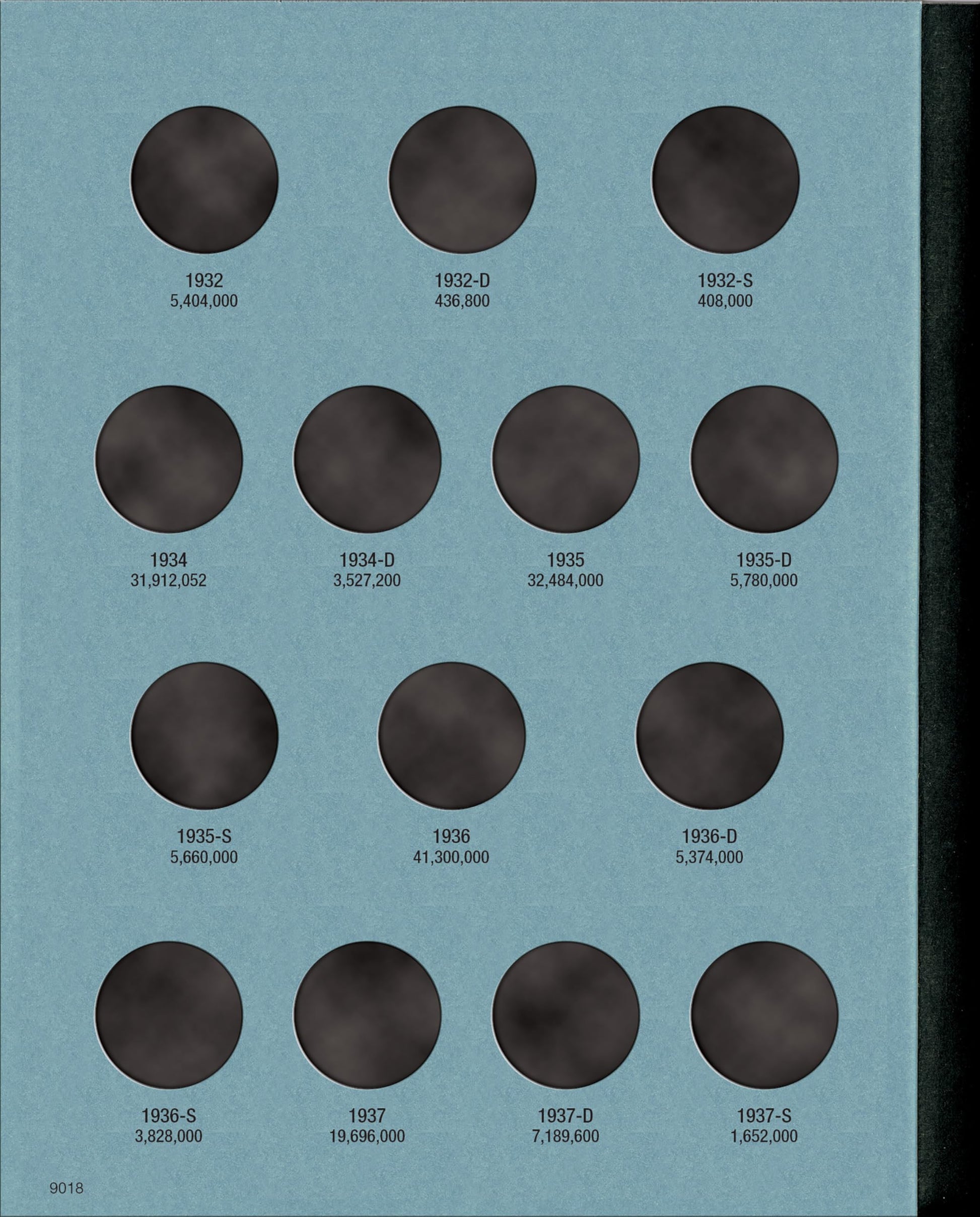 Official Whitman® Coin Folder - Washington Quarters Collection #1: 1932-1947