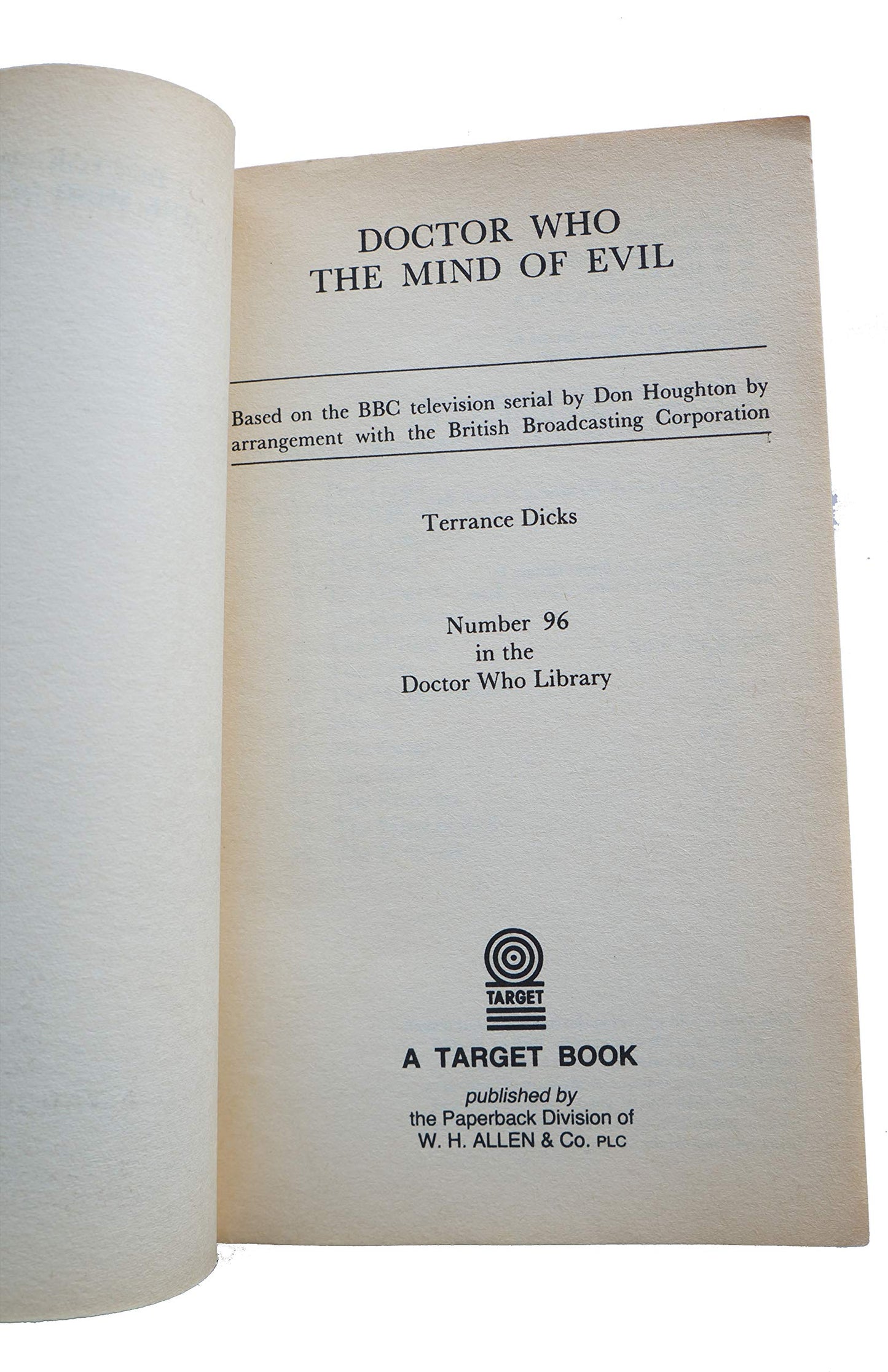 Doctor Who: The Mind of Evil (Doctor Who #96) by Dicks, Terr
