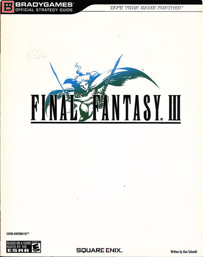 Final Fantasy III: Bradygames Official Strategy Guide by Bra
