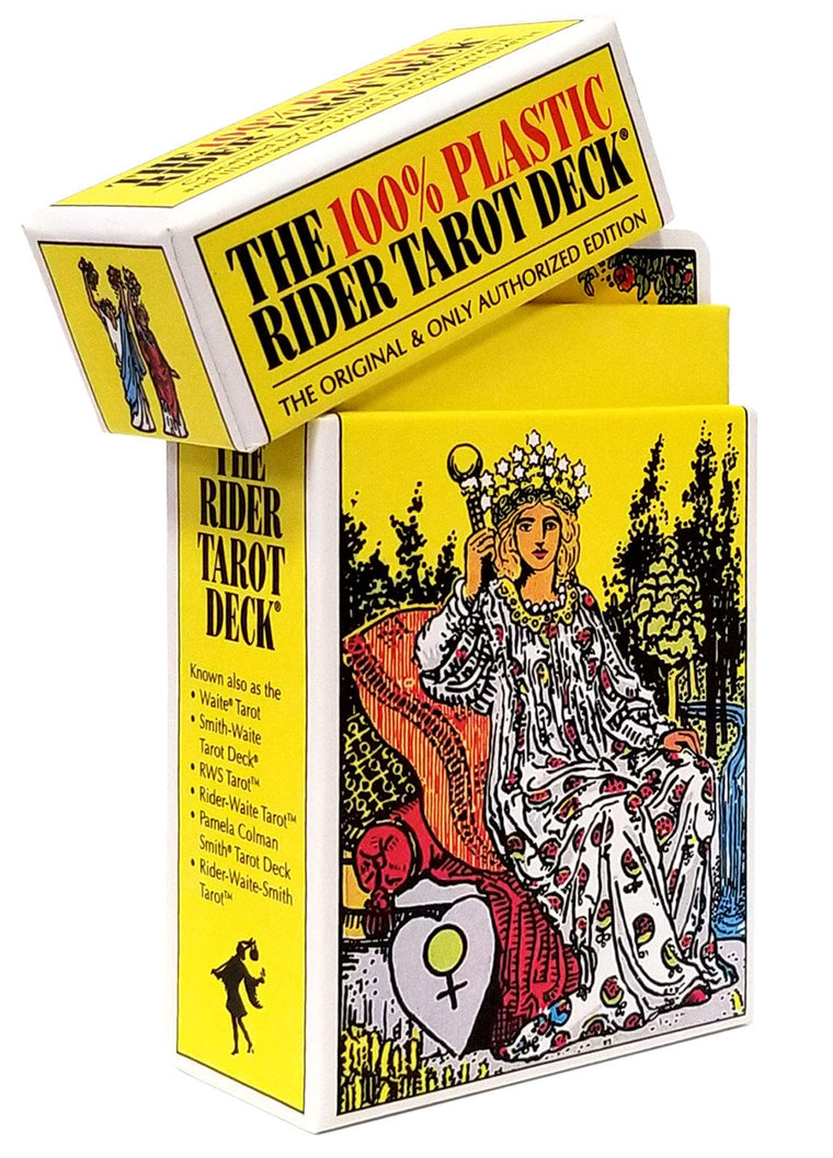 The 100% Plastic Rider Tarot Deck (Rider-Waite Tarot Deck Collection) — back cover