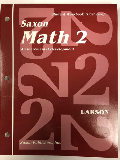 Saxon Math 2: An Incremental Development Part 1 & 2 (Workbook and Fact Cards-2 volume set)