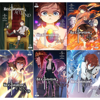 The Beginning after the End Comic Series 6 Books Set Vol 1-6 By TurtleMe
