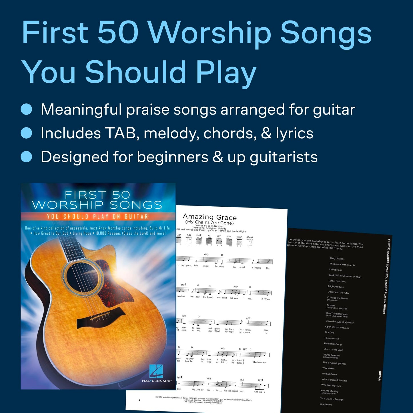 First 50 Worship Songs You Should Play on Guitar