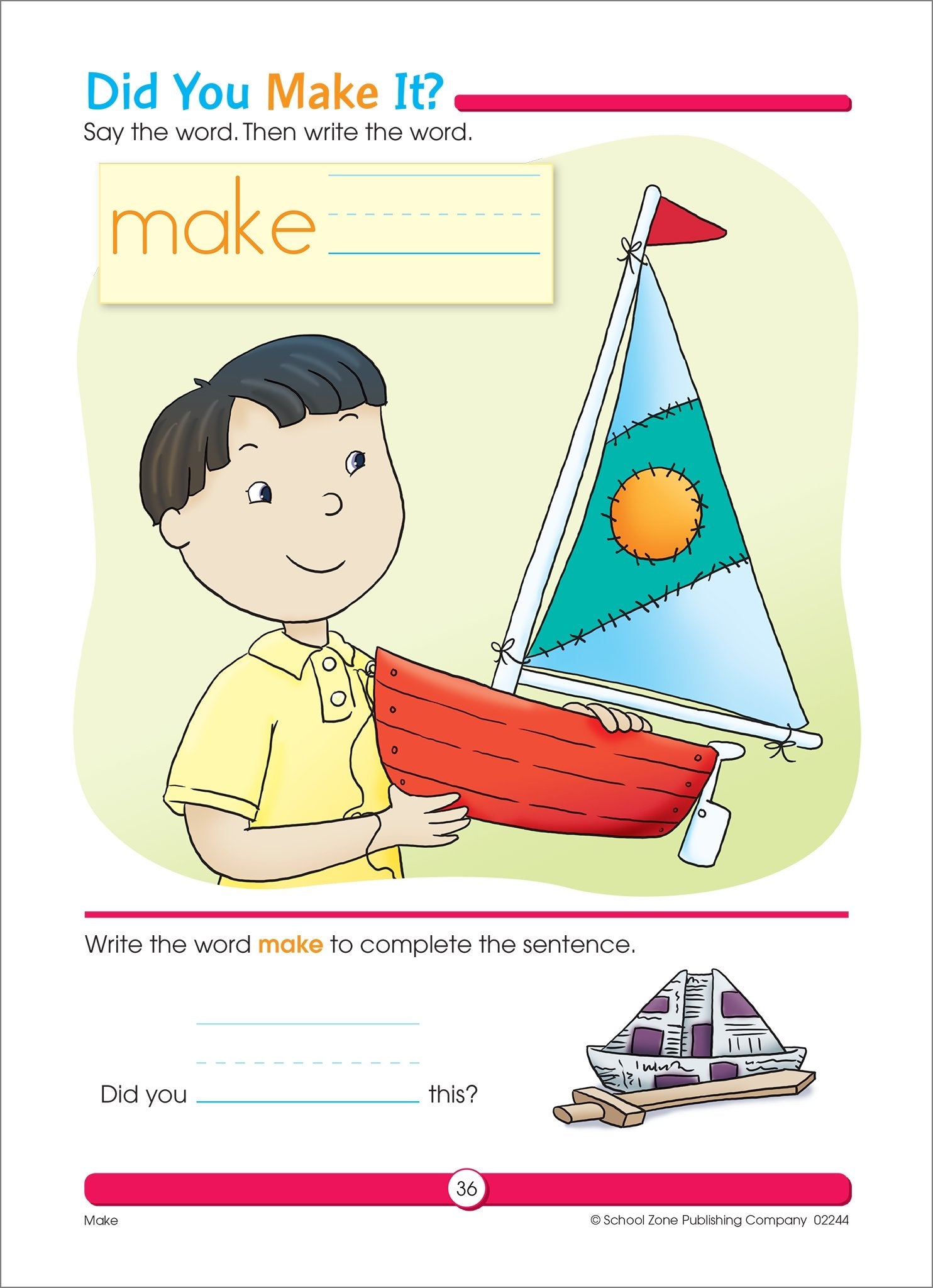 School Zone Sight Word Fun Workbook: 64 Pages, 1st Grade, Word Recognition, Spelling, Letter Sounds, Context Clues, Categorizing, Ages 6 to 7 (I Know It! Book Series)