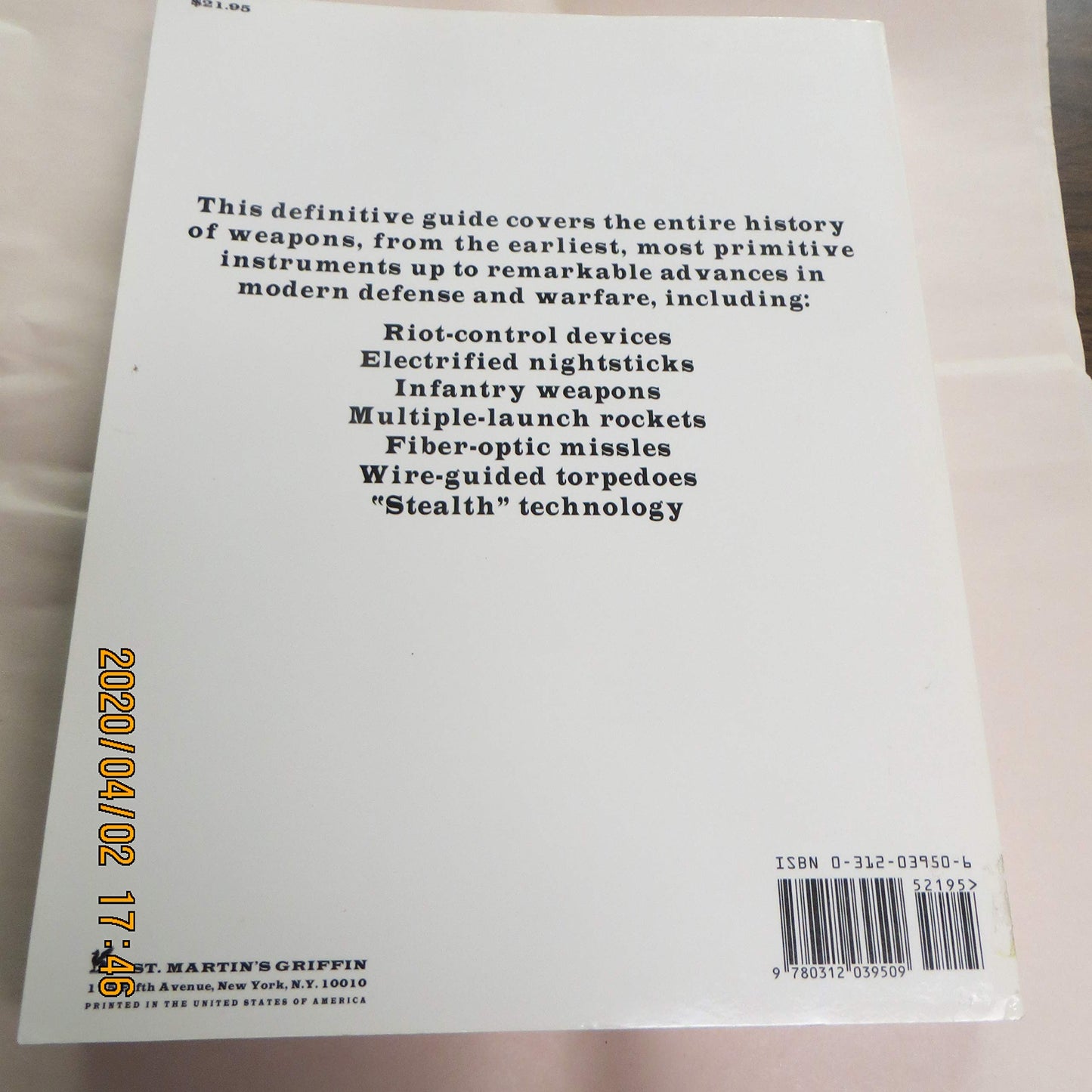 Weapons: An International Encyclopedia From 5000 B.C. to 200