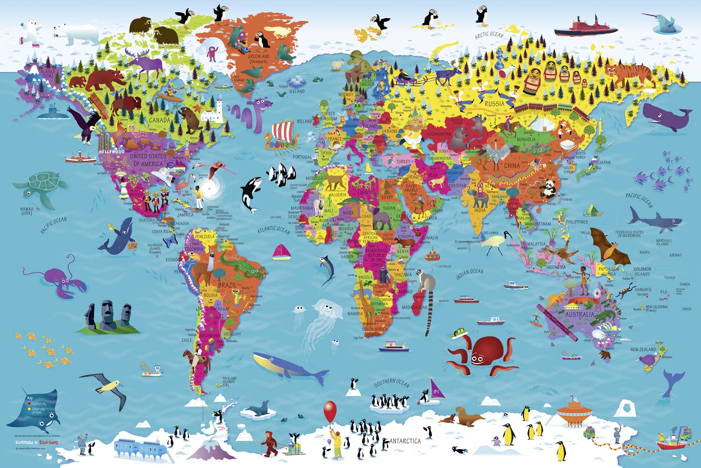 Collins Childrens World Map
