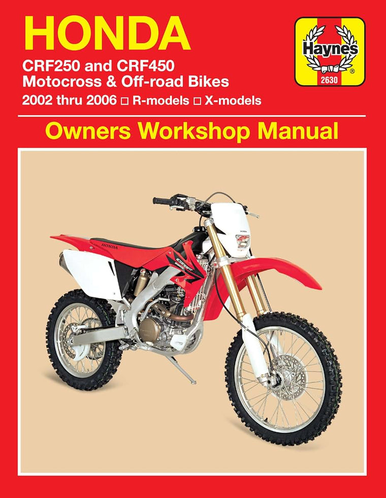 Honda CRF250 & CRF450 (02 - 06) Haynes Repair Manual (Paperback)